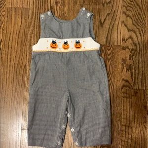 Smocked Vive-La-Fete 12 months Longalls Halloween
